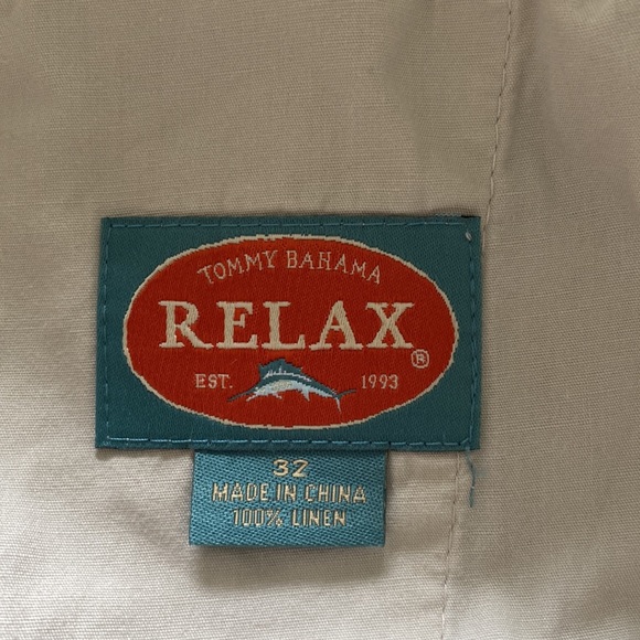 Tommy Bahama Linen Shorts Size 32 - Picture 6 of 6